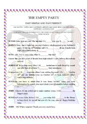 English Worksheet: PAST SIMPLE AND PAST PERFECT.