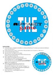 The alphabet game - elementary
