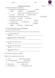 English Worksheet: Integrative test