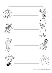 English Worksheet: Halloween