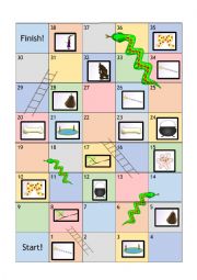 Room on the Broom - snakes and ladders- board game