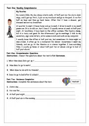 have to-has to - ESL worksheet by evri