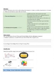 English Worksheet: Lets Learn More about Wikis!