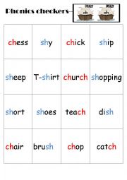 English Worksheet: Phonics checker