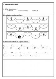 English Worksheet: Quize