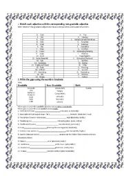 English Worksheet: Gradable and non-gradable adjectives.