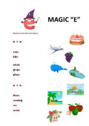 English Worksheet: Phonics. Magic 