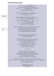 English Worksheet: This is me by Keala Settle song worksheet