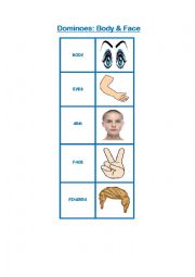 Body & Face Domino Cards