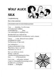 English Worksheet: Song: Silk by Wolf Alice