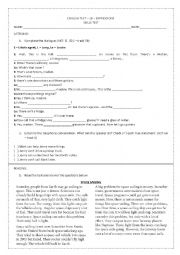 English Worksheet: Skills activity