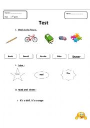 English Worksheet: test 