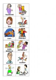 Personality cards (grouping)