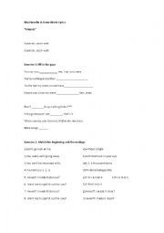 Friends Song By Marshmello And Anne Marie Esl Worksheet By Synth