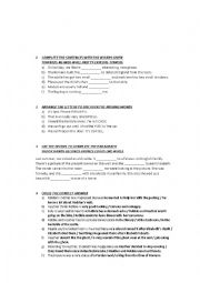 English Worksheet: Exam: The ghost of Featherstone Castle