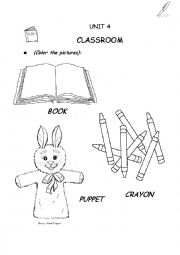 Classroom (coloring page)