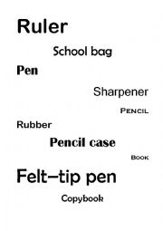 school objects