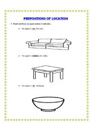 Prepositions of location