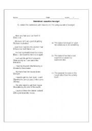 English Worksheet: Have/get