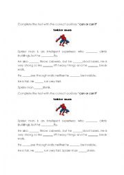 English Worksheet: comics