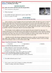  astronomy  reading and writing lesson plan 