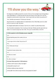 English Worksheet: LOOKING FOR A HOTEL - Reading Comprehension and Past Simple