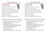 English Worksheet: Space mission