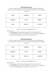 English Worksheet: Meet Poppy by Gabrielle Wang Word Squares