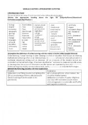 English Worksheet: EDUCATION