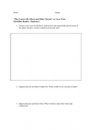 English Worksheet: The Canterville Ghost & Other Stories