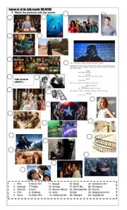 English Worksheet: DIFFERENT KIND OF MOVIES- CINEMA