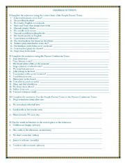 English Worksheet: Present Simple and Present Continuous 
