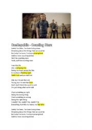 OneRepublic Counting Stars song lyrics Present Perfect Continuous listening task