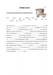 Stone Soup worksheets