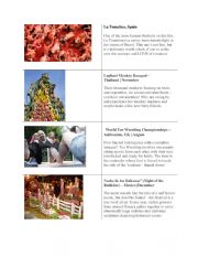 English Worksheet: LA tomatina