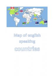 Map of english speaking countries