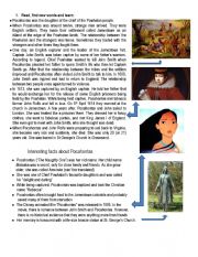 learn some about the real pocahontas, watch the movie and practice some listening with the song 
