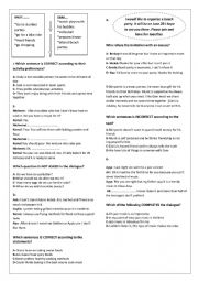 English Worksheet: 8 grade