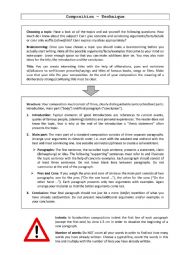 English Worksheet: How to structure a comment