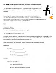 English Worksheet: Go Fish - Yes/No questions with Have