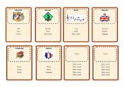 English Worksheet: Taboo cards 2