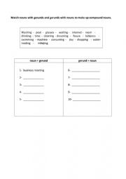 2nd form/ module 4: services/ lesson 5: communication/ compound nouns activity
