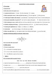 English Worksheet: How to review your lessons