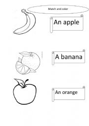 English Worksheet: Matching 