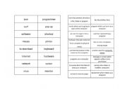 English Worksheet: Computer vocabulary