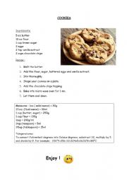 Cookies recipe