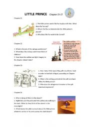 English Worksheet: Little Prince