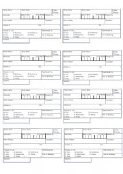 English Worksheet: Arrival Card