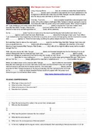 English Worksheet: Dreamtime story 