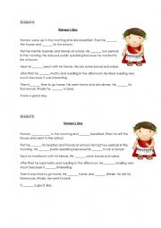 English Worksheet: Romeos Day